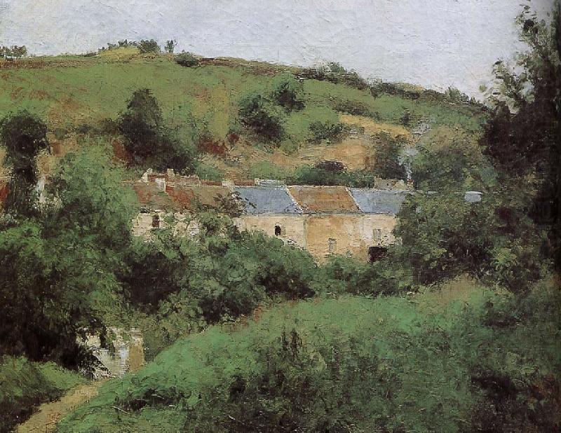 rural road, Camille Pissarro
